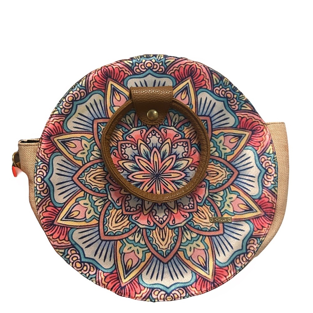 Bohemian Floral Mandala Shoulder Bag by Chula Moda Latina - Picture 2 of 11